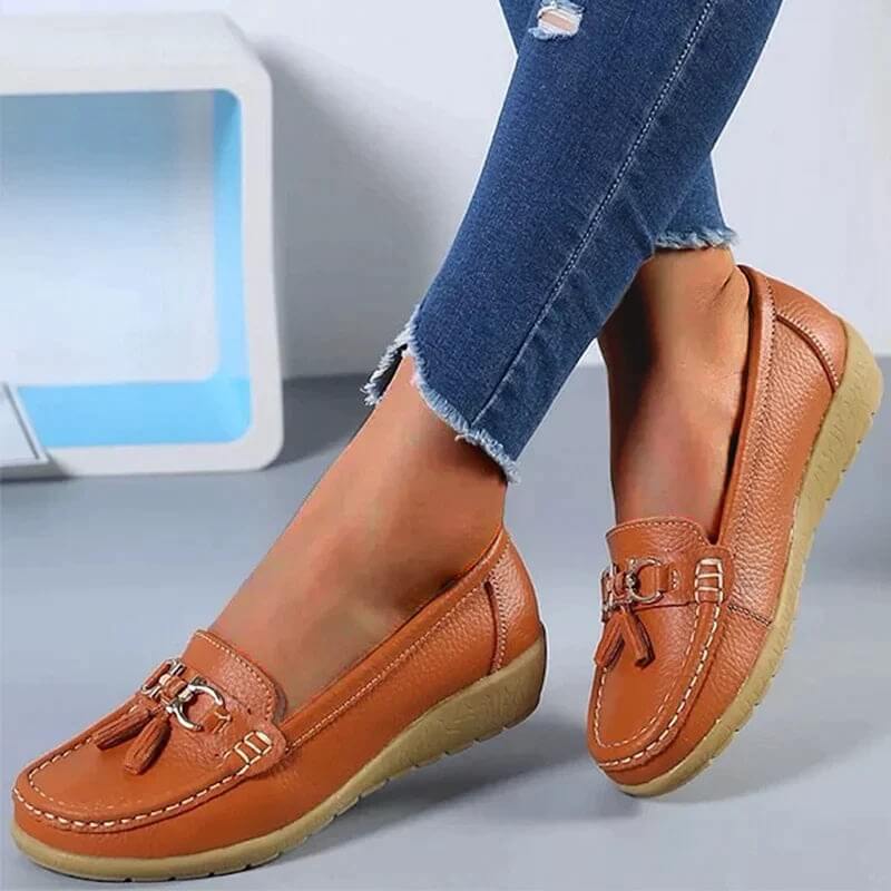 Josephine Shoe — Leather Comfort Loafers
