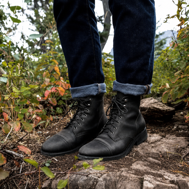 Ambrose — Men’s Cap-Toe Lace-Up Work Boots