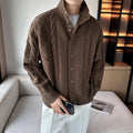 Hugo — Men’s Cable-Knit Stand-Collar Cardigan