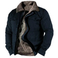 Theo — Men’s Sherpa-Lined Fleece Western Shirt Jacket