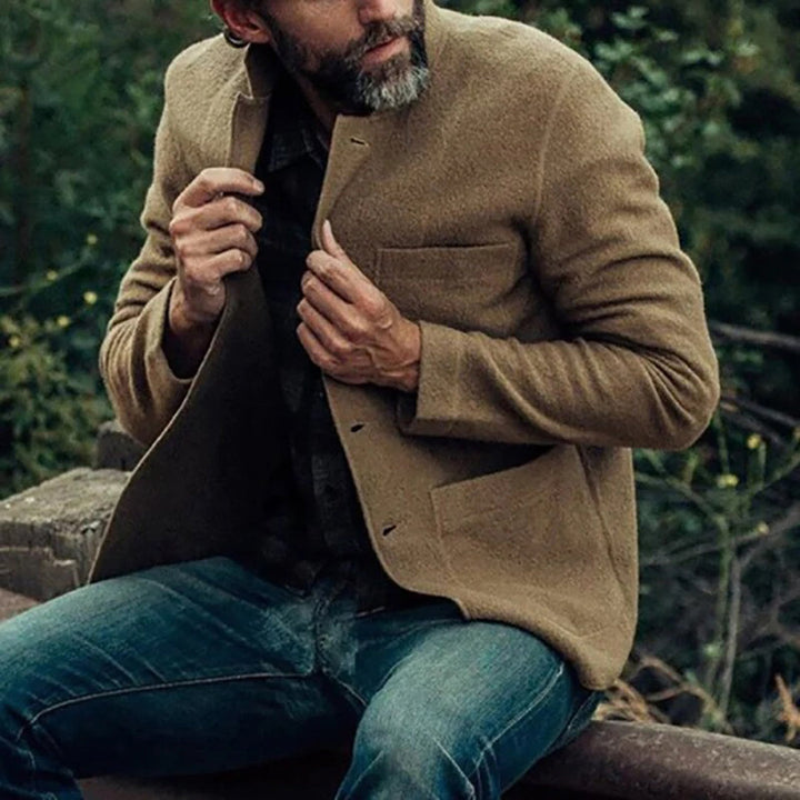 Thornton — Patch-Pocket Overshirt Cardigan