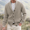Sinclair — Shawl-Collar Button-Front Cardigan