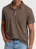 Luke — Cotton-Denim Polo