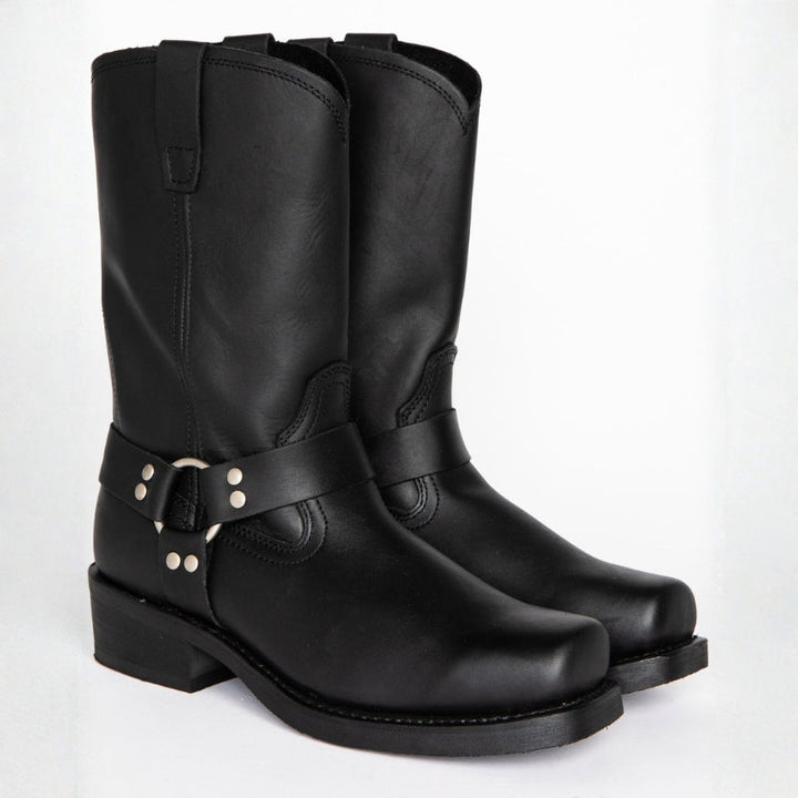 Men’s Cowboy Boots Harness Style | Mid Calf