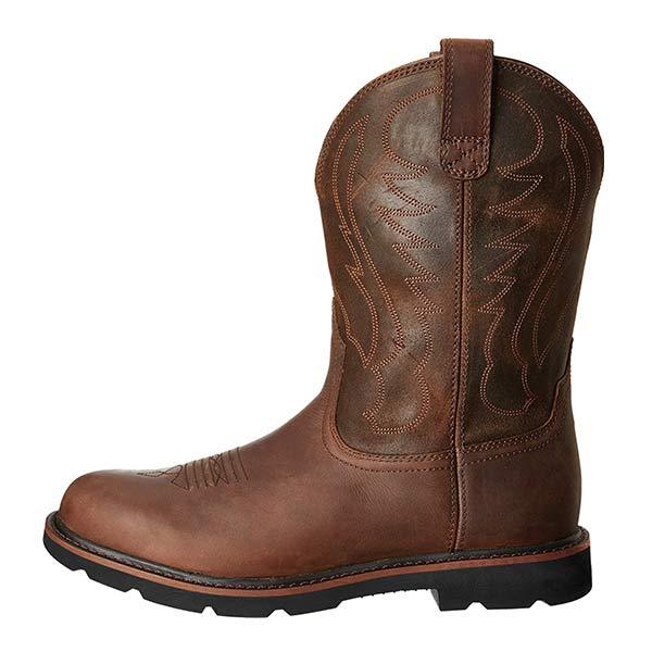 Knox — Men’s Round-Toe Mid-Calf Western Boots