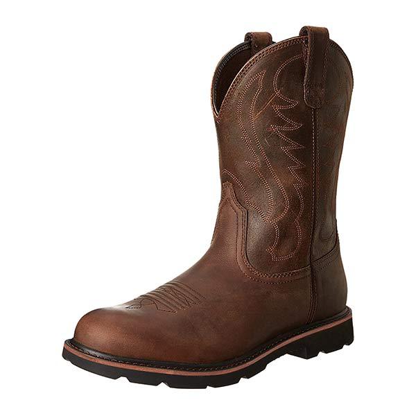 Knox — Men’s Round-Toe Mid-Calf Western Boots