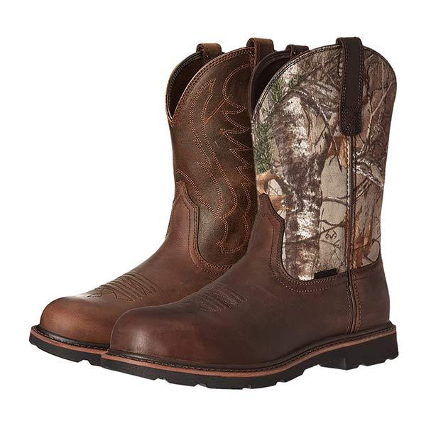 Knox — Men’s Round-Toe Mid-Calf Western Boots