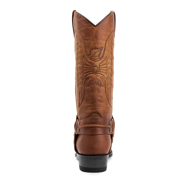 Leland — Men’s Square-Toe Stitched Western Boots