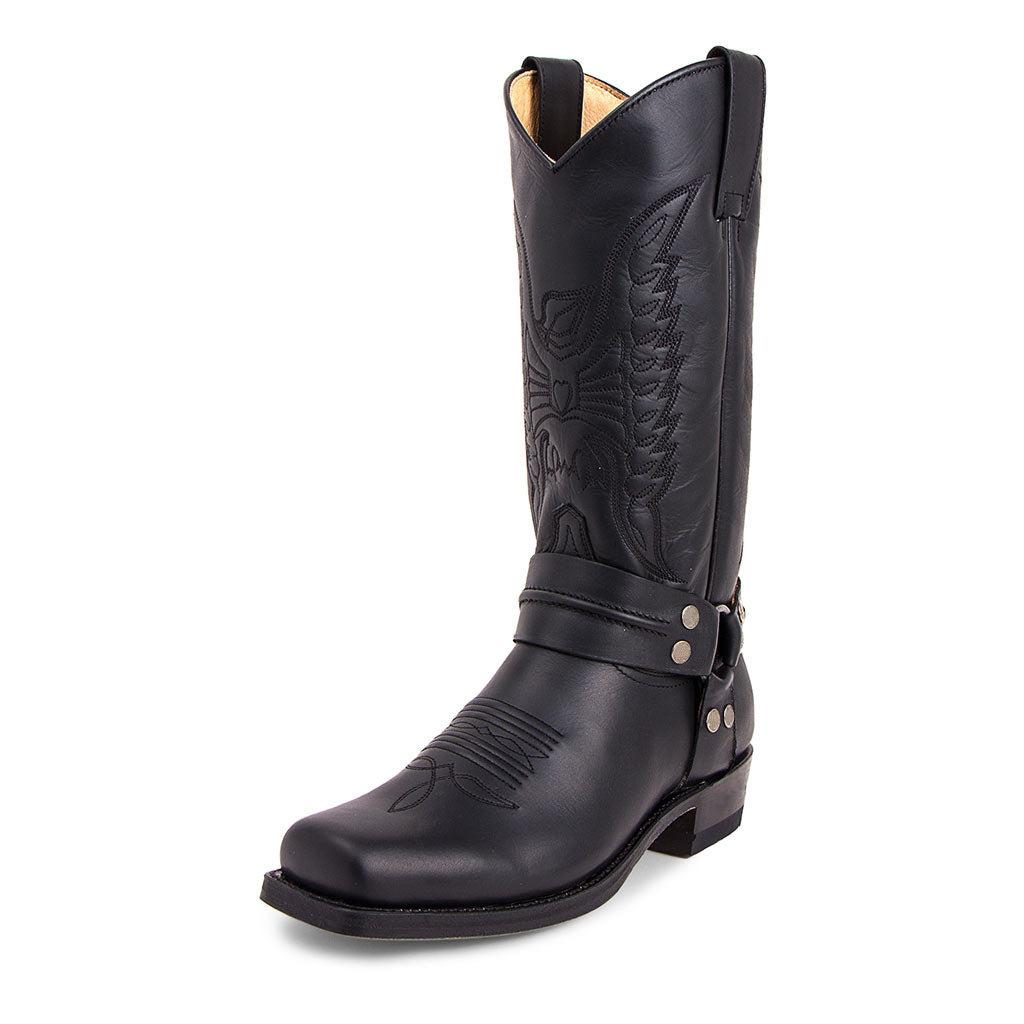 Leland — Men’s Square-Toe Stitched Western Boots