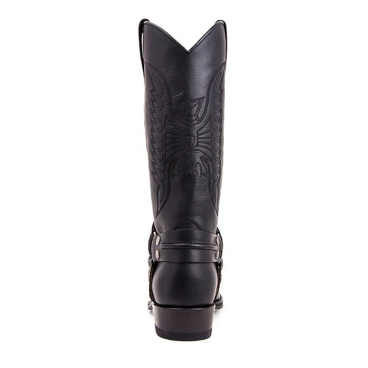 Leland — Men’s Square-Toe Stitched Western Boots