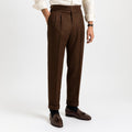 Hudson — Pleated Cuffed Trousers