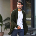 Barnaby — Men’s Shawl-Collar Open-Front Cardigan