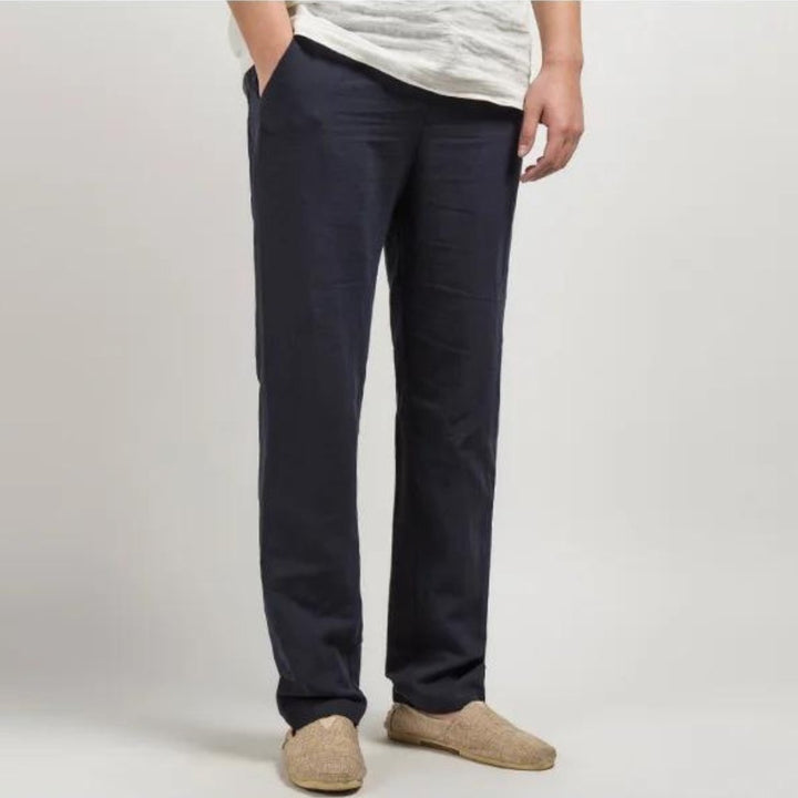 Griffin — Straight-Leg Linen Trousers