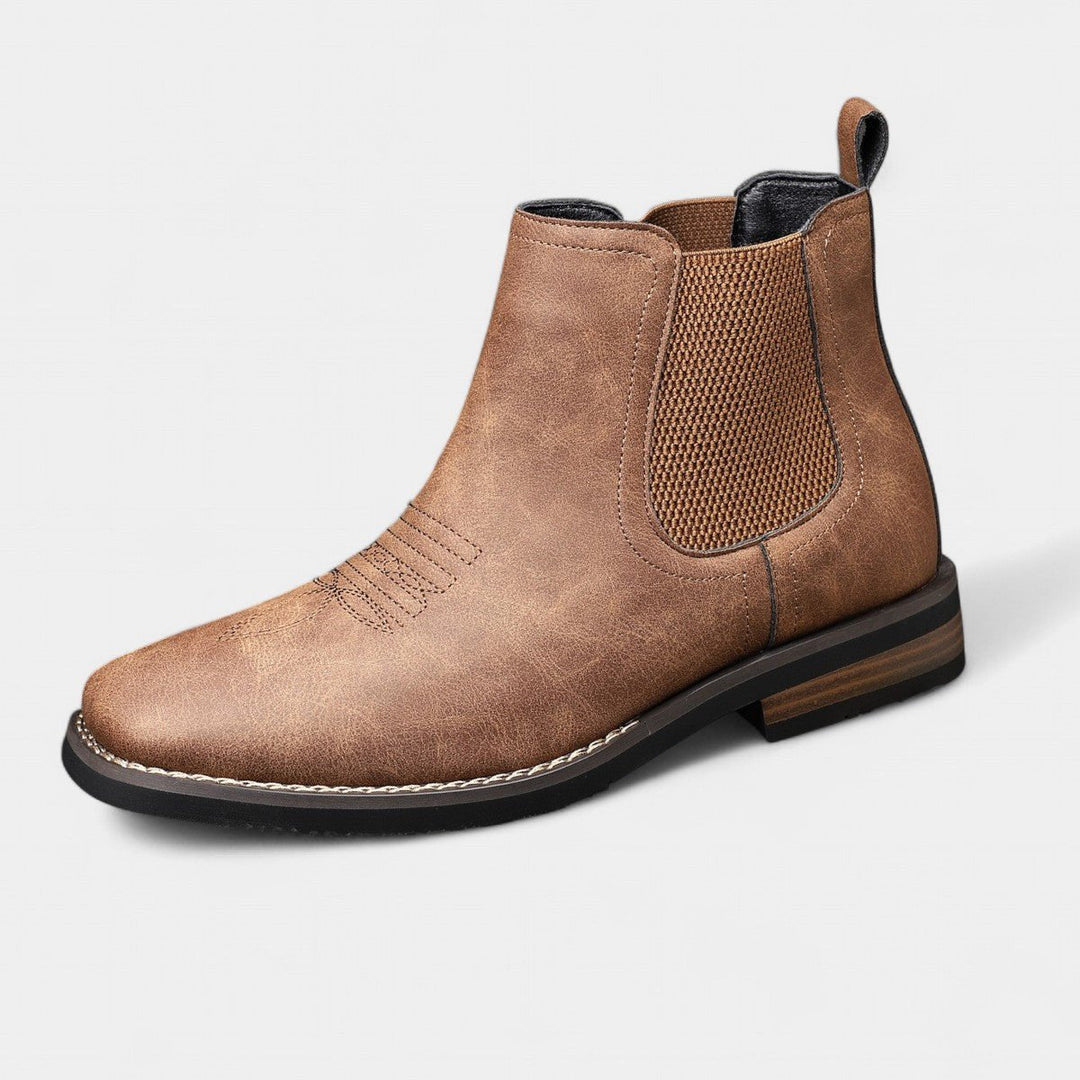 Dermot — Men’s Western Chelsea Slip-On Boots