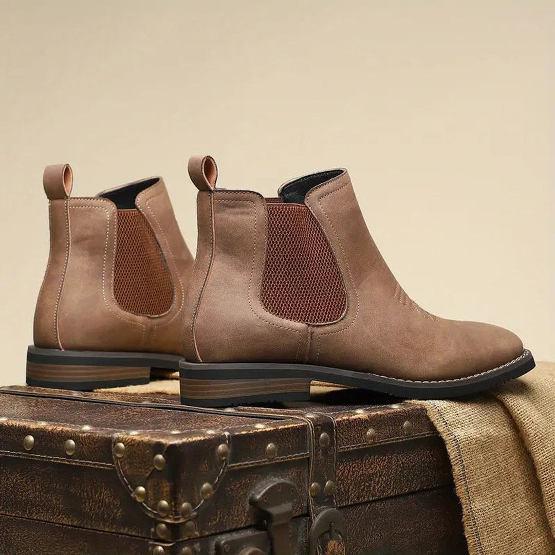 Dermot — Men’s Western Chelsea Slip-On Boots