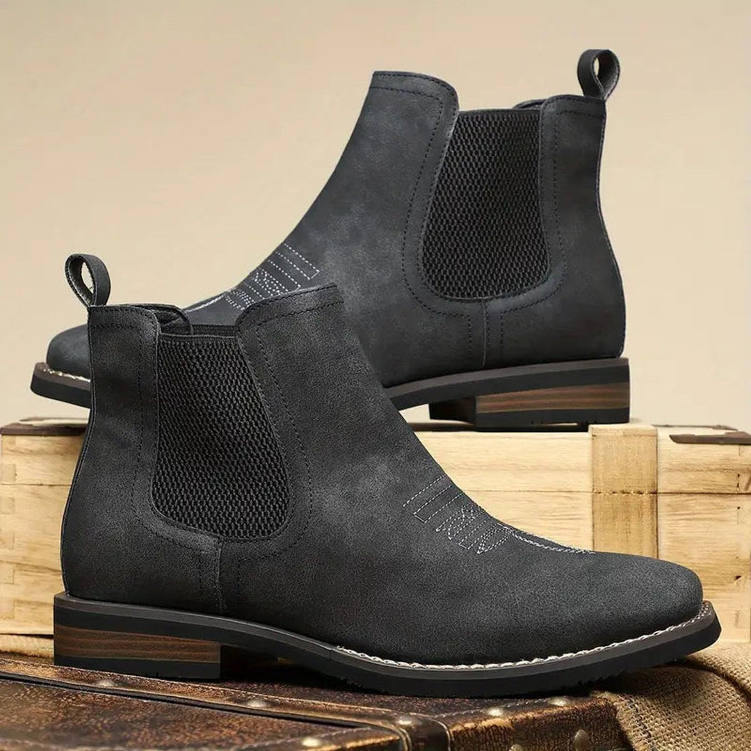 Dermot — Men’s Western Chelsea Slip-On Boots