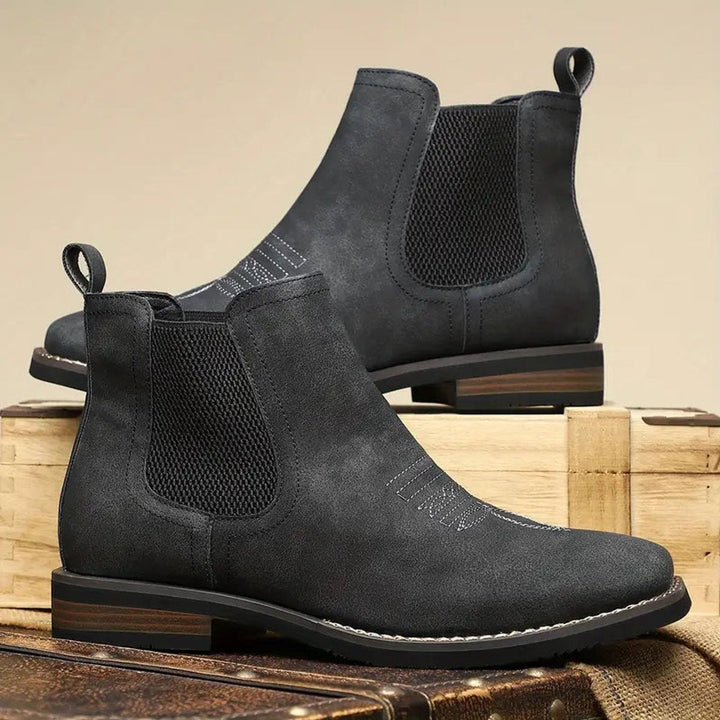 Dermot — Men’s Western Chelsea Slip-On Boots