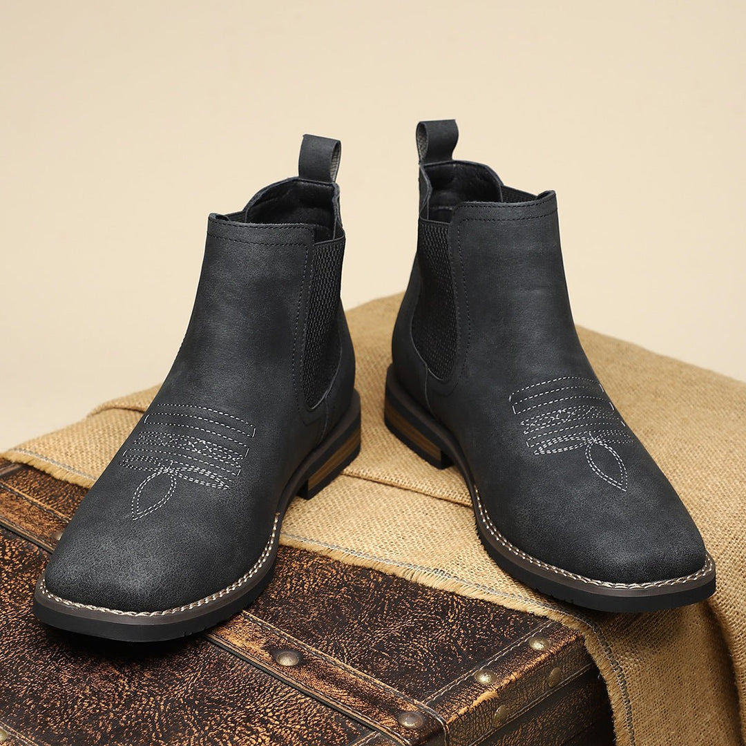 Dermot — Men’s Western Chelsea Slip-On Boots