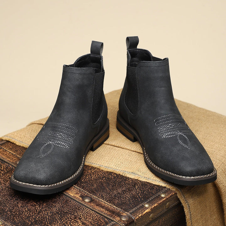 Dermot — Men’s Western Chelsea Slip-On Boots