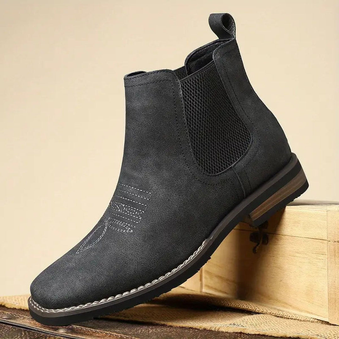 Dermot — Men’s Western Chelsea Slip-On Boots