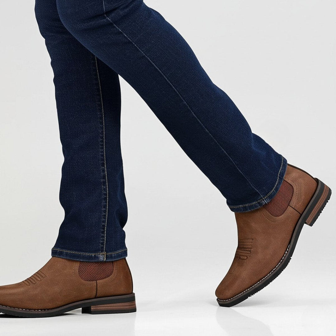 Dermot — Men’s Western Chelsea Slip-On Boots