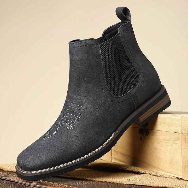 Dermot — Men’s Western Chelsea Slip-On Boots