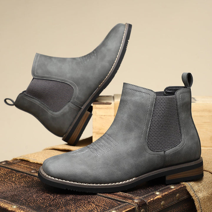 Dermot — Men’s Western Chelsea Slip-On Boots