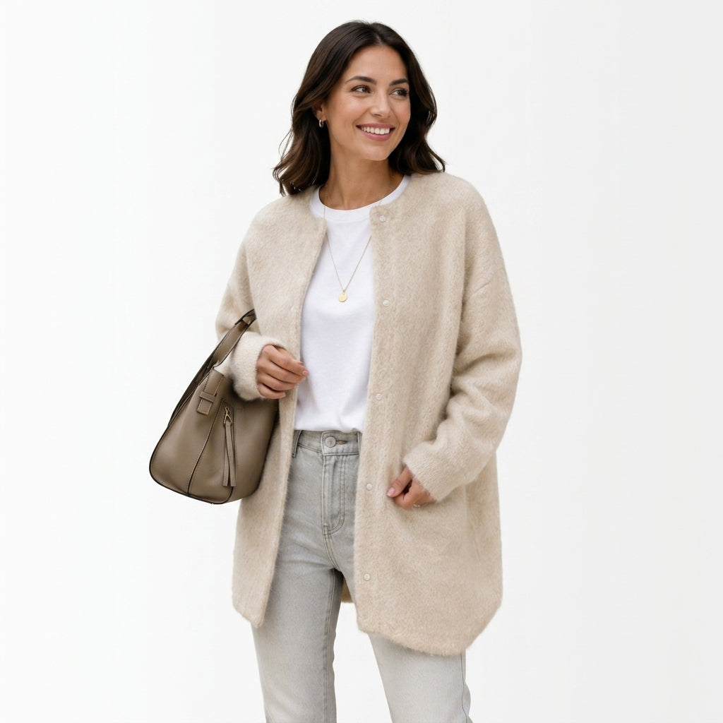 Wool Cardigan — Studio - Clean | Generated by Modelize