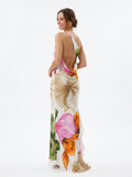 One-shoulder maxi dress — Backless Detail View | Generated by Modelize