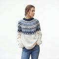 Oversized Knit Sweater — Studio - Clean | Generated by Modelize