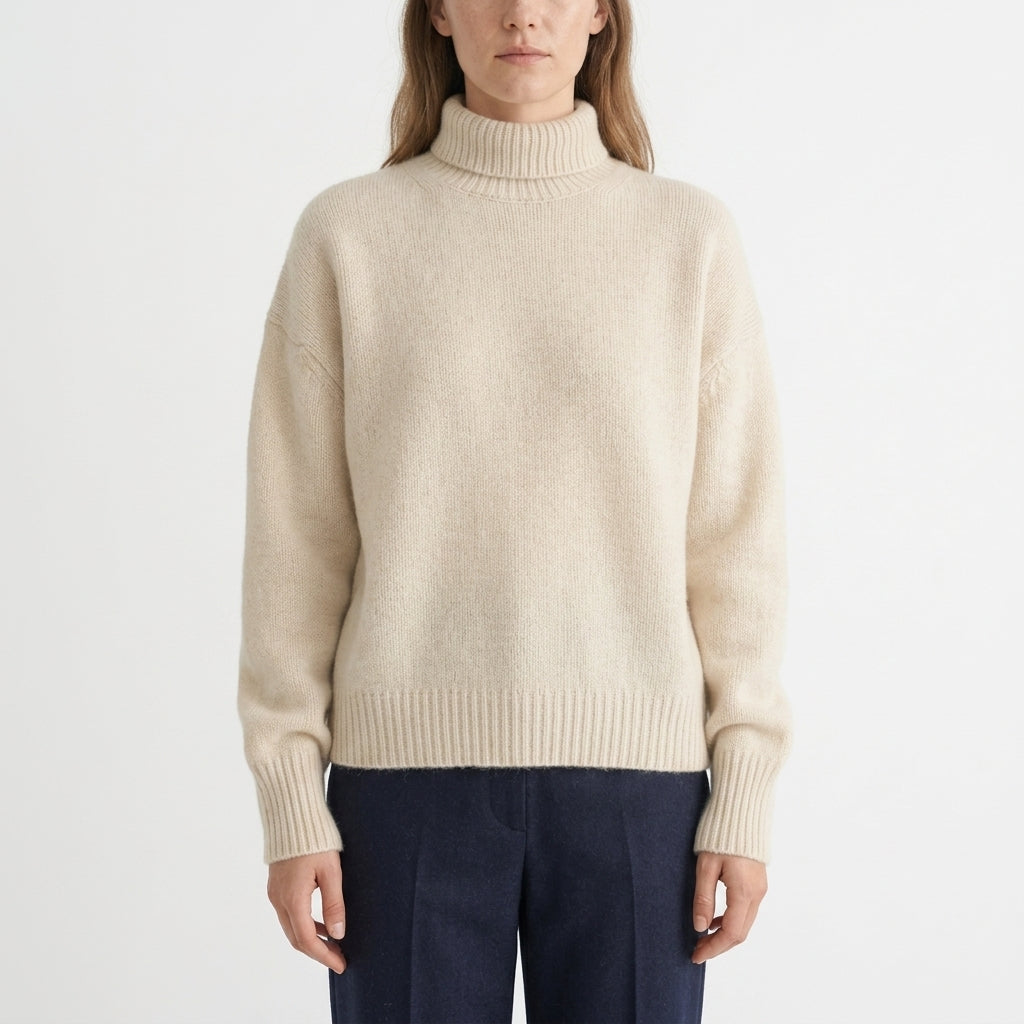 Turtleneck sweater — Studio - Clean | Generated by Modelize