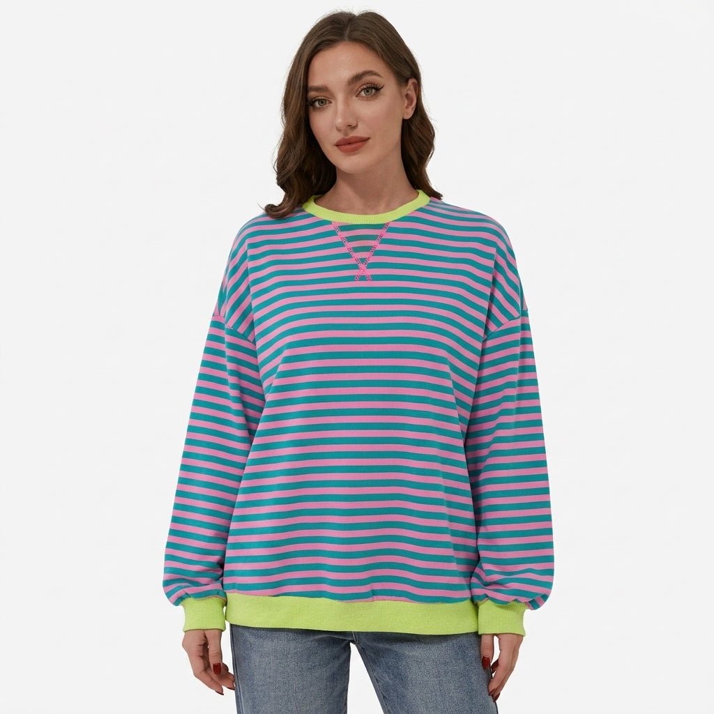 Oversized Knit Sweater — Studio - Clean | Generated by Modelize