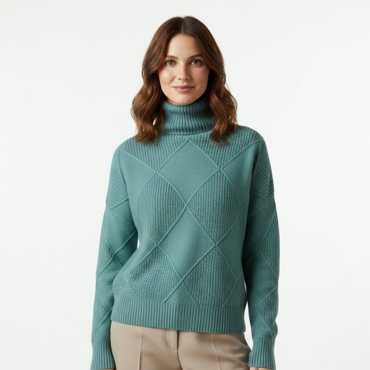 Turtleneck sweater — Studio - Clean | Generated by Modelize