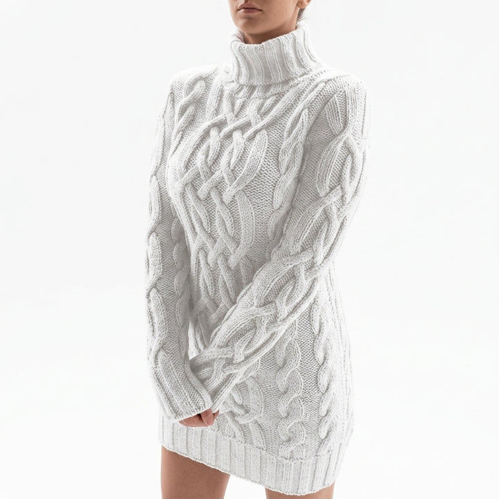 Oversized chunky knit sweater — Studio - Clean | Generated by Modelize