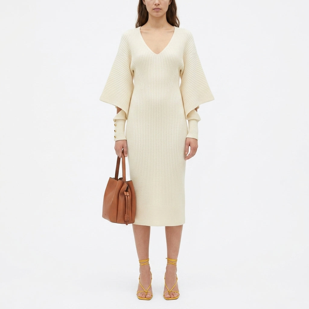 Midi Dress — Studio - Clean | Generated by Modelize