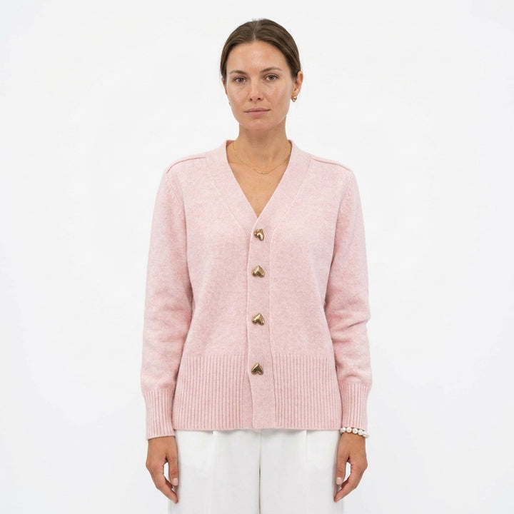 Knit Cardigan — Studio - Clean | Generated by Modelize