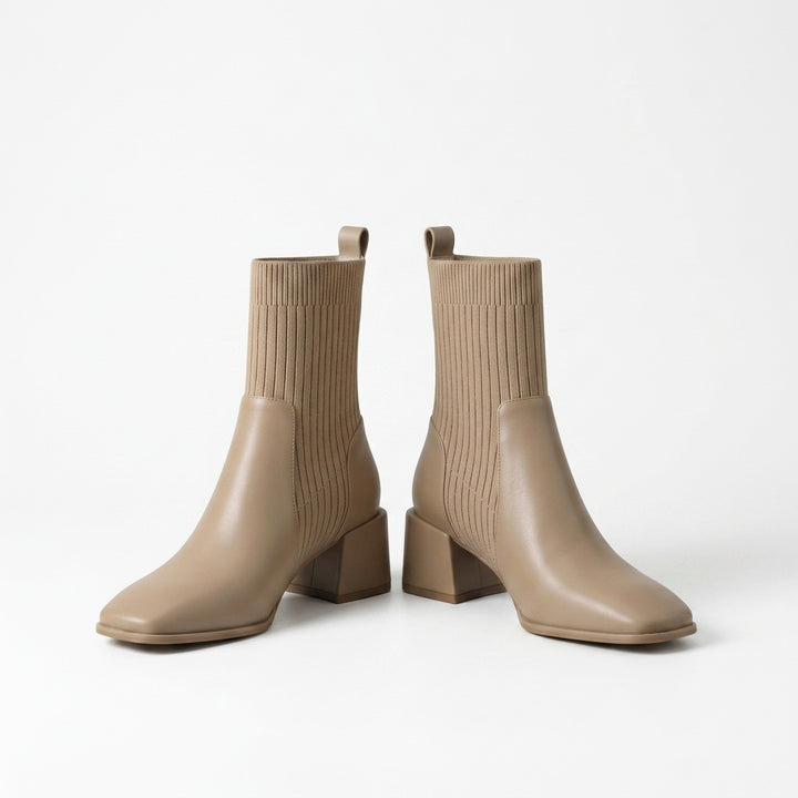 Knit booties — Studio - Clean | Generated by Modelize