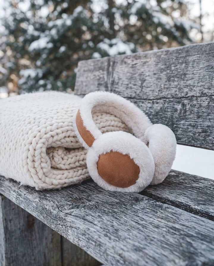 Earmuffs — Cozy Winter Porch | Generated by Modelize