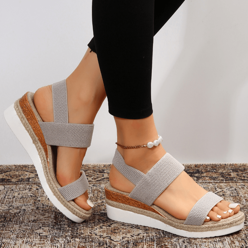 Vera Sandal — Stretch-Fit Platform Sandals