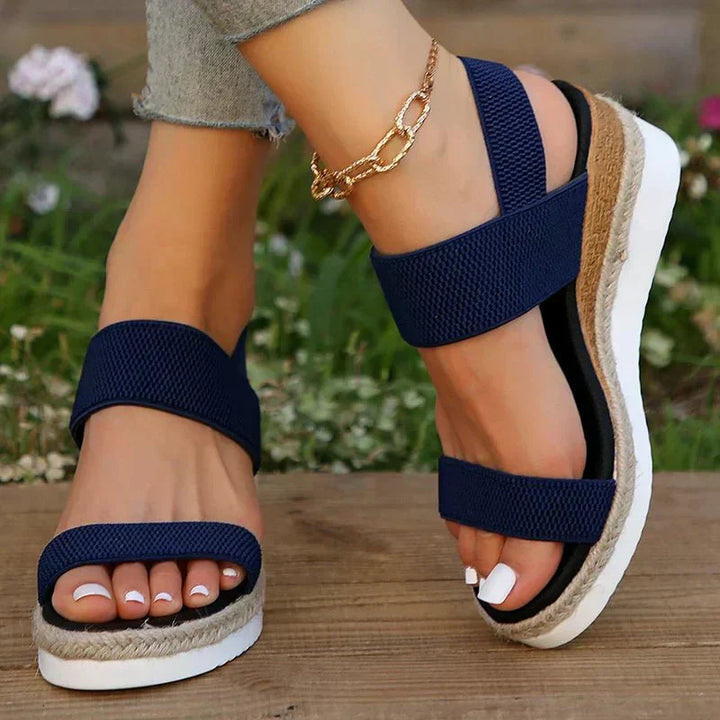 Vera Sandal — Stretch-Fit Platform Sandals