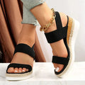 Vera Sandal — Stretch-Fit Platform Sandals
