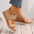 Vera Sandal — Stretch-Fit Platform Sandals