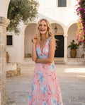 Marisol — Floral Chiffon Maxi Dress