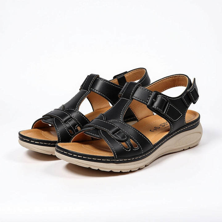 Freya Sandal — Sculpted-Footbed Walking Sandals