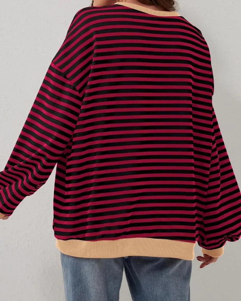 Cosima — Oversized Striped Jumper