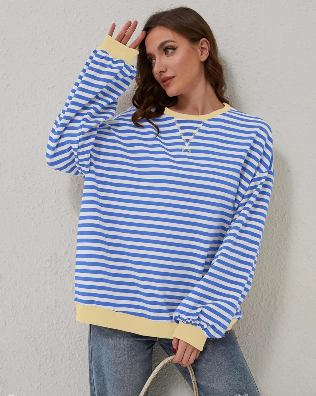 Cosima — Oversized Striped Jumper