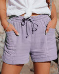 Demi — Drawstring Elastic-Waist Summer Shorts