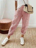 Steffi — Striped Cropped Trousers