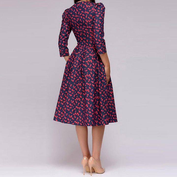 Kalinda — Elegant Midi Dress