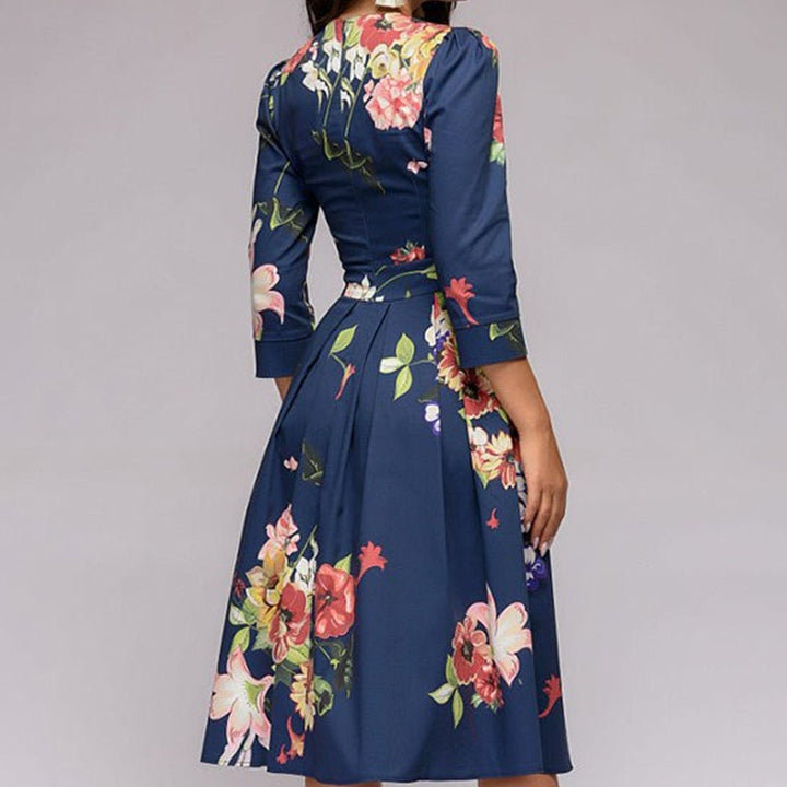 Kalinda — Elegant Midi Dress
